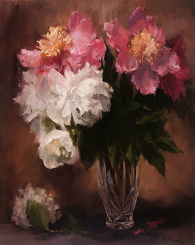 Peonies in Crystal